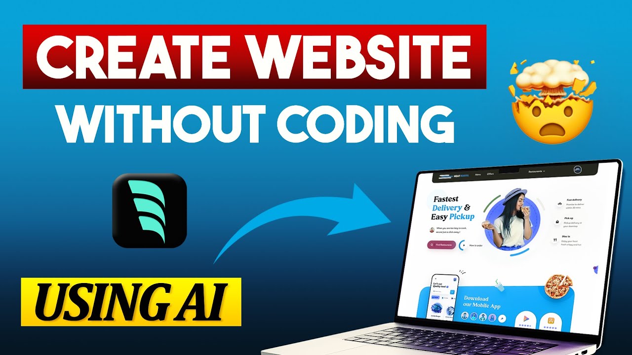 Create Website in 15 Minutes Using AI (Without Coding) 🔥 - YouTube