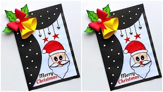 Christmas greeting card making ideas \/ DIY Merry Christmas card 2022 \/ How to make Christmas card