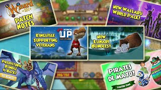 Wizard101 Pirate101 Updates 5-1-24