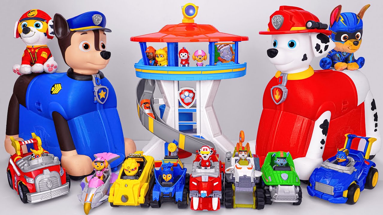 Paw Patrol MEGA Fleet Unboxing! 🐾🚓 Which Truck Is The Coolest? | Paw Patrol Unboxing ASMR 