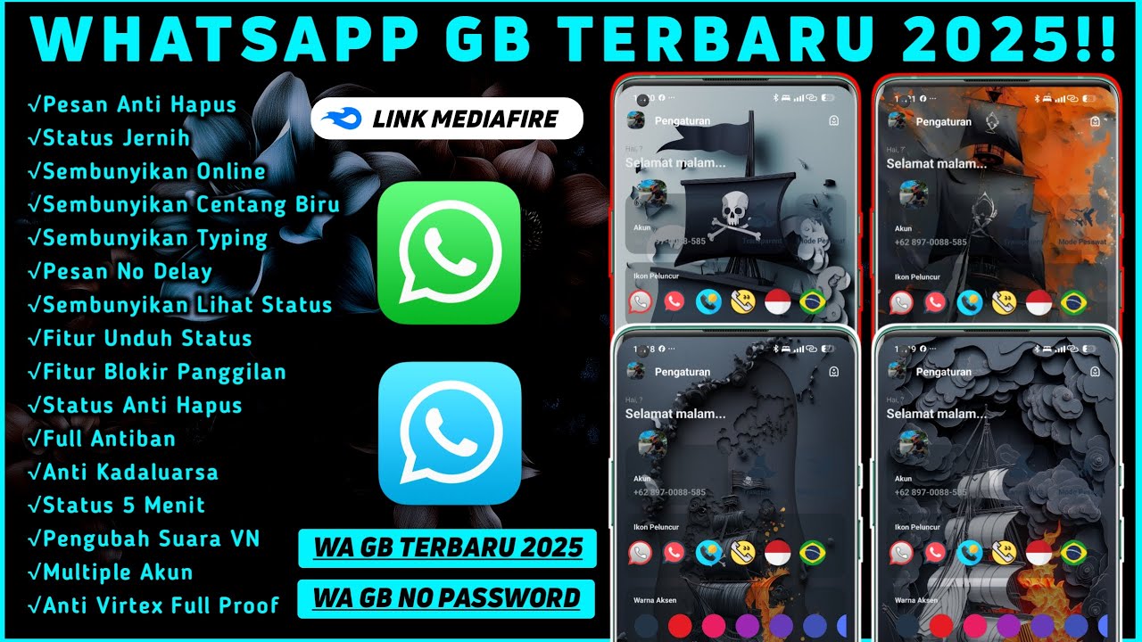WhatsApp GB Terbaru 2025!! WA GB Anti Kadaluarsa Terbaru | WA GB TERBARU 2025 | Update 31 Oktober