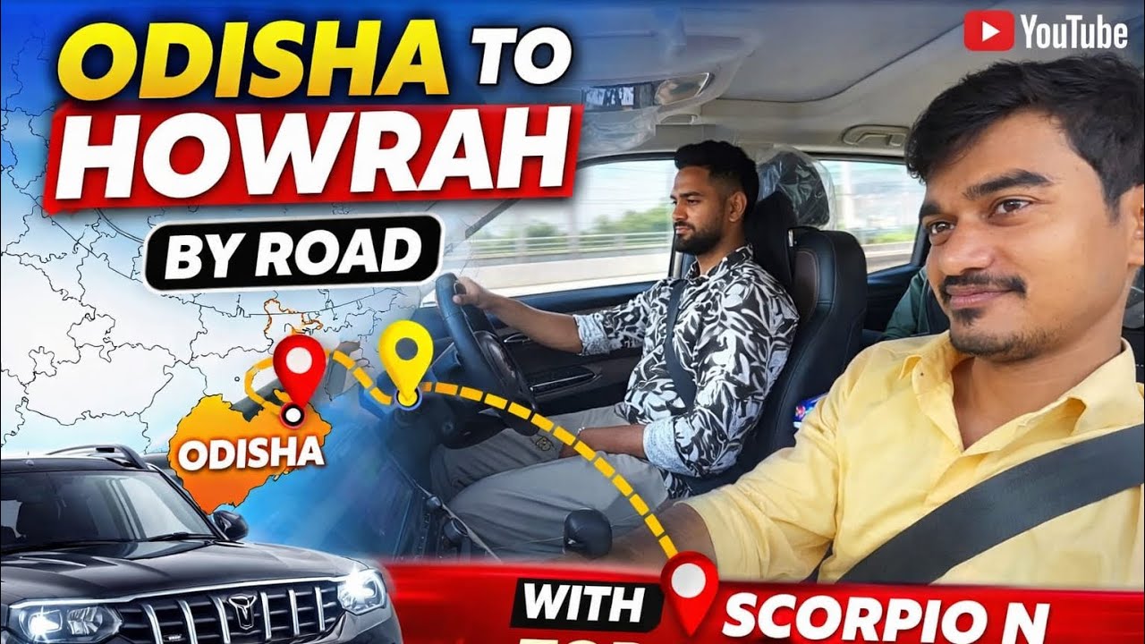 Odisha to Howrah with Scorpio N #vlogs #explore 