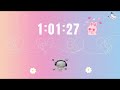 1-Hour 🌺Pomodoro Countdown Timer 🎶l BTS l Study with me l Focus Timer l (Music) study with me Lofi -