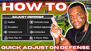 HOW TO QUICK ADJUST LIKE A PRO IN MADDEN 24!