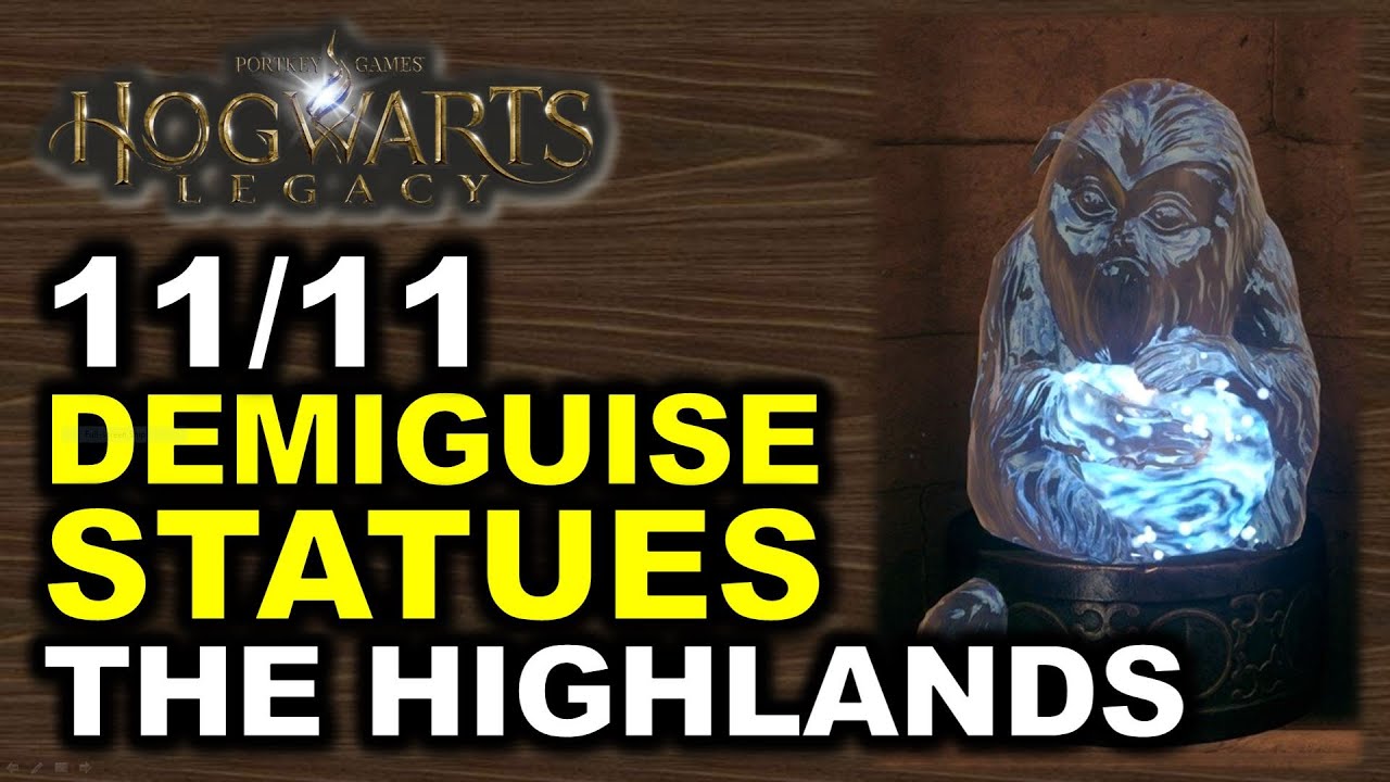 The Highlands All 11 Demiguise Statues Locations Hogwarts Legacy
