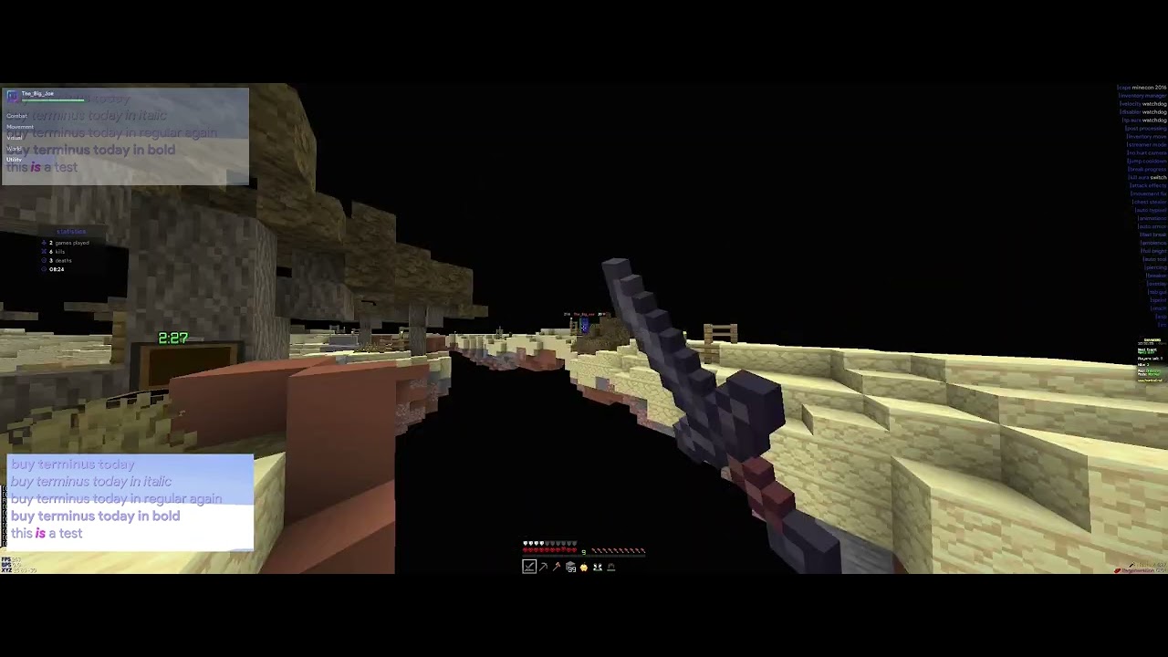 TP Aura'ing with opal (buy terminus in bold)