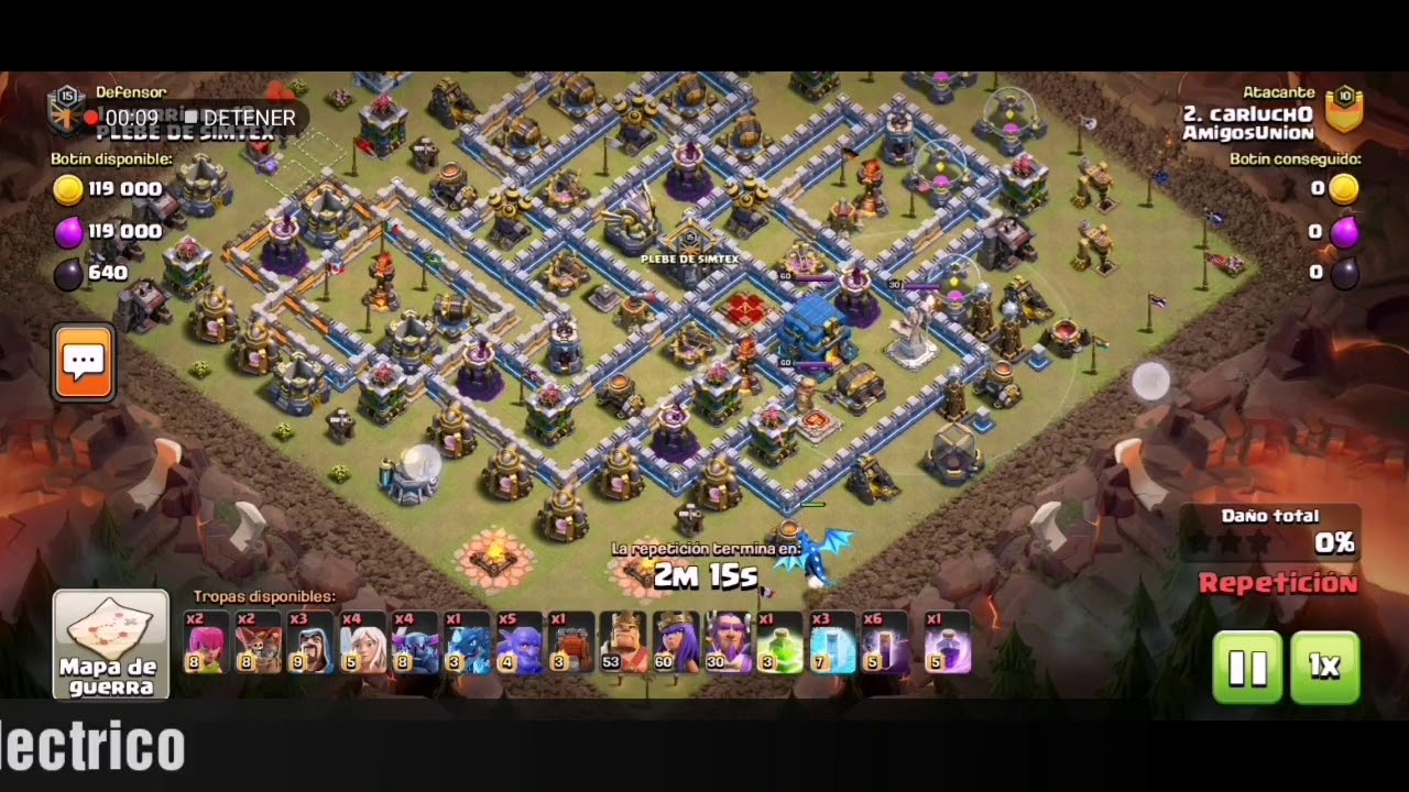 Clash Of Clans - Bat Attack 2019 Th12 full/ Ataque murcielagos