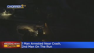 Armed Robbery Suspect In Custody After Freight Train Hits Stolen Vehicle In Unincorporated Zion