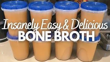 Insanely Easy Bone Broth Recipe | No Special Equipment