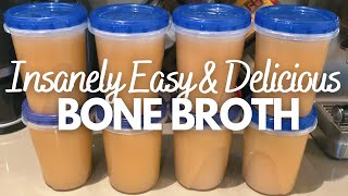 Insanely Easy Bone Broth Recipe | No Special Equipment