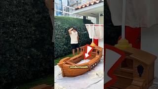 He Turned a Broken Boat Into a Real One! #shorts