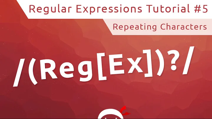 Regular Expressions (RegEx) Tutorial #5 - Repeating Characters