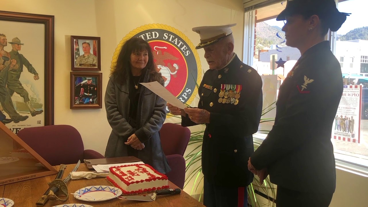 2019 Marine Corps birthday cakecutting ceremony