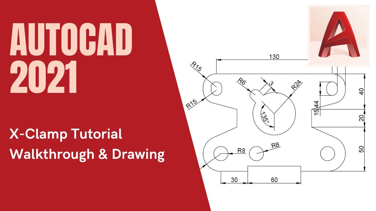 AutoCAD XClamp Exercise. YouTube