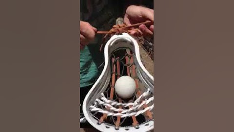 Greg Rose - Breaking in a Traditional Pocket in your Lacrosse Stick