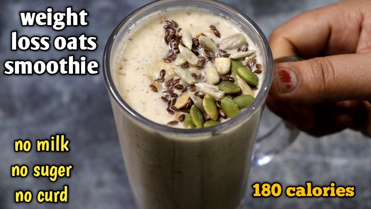 Oats Smoothie For Weight Loss Apple Oats Smoothie For Weight Loss