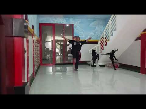 Kungfu Tradisional Awan Putih - Jurus Kuda2 Bhesi Panjang & Pukulan Kibas - YouTube