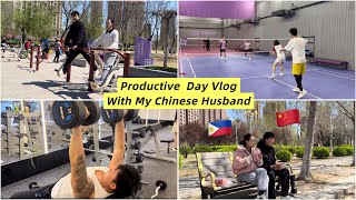PINAY IN CHINA | We Tried The Free Gym in China  (Kaya pala payat at healthy ang mga Chinese)