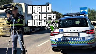 Controllo con il tele laser è rispondiamo alle chiamate | POLIZIA STRADALE 113 GTA 5 #RP screenshot 5