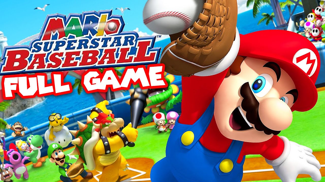 Mario Superstar Baseball Full Game Walkthrough (HD) YouTube