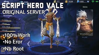 SCRIPT HERO VALE !!! Cara menggunakan hero vale dioriginal server screenshot 5