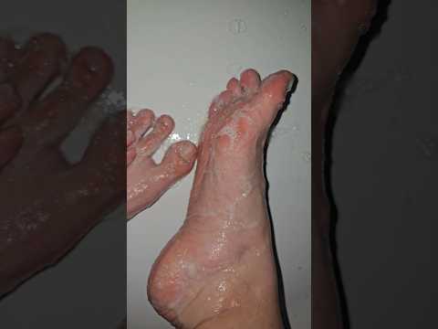 Foamy Foot Care Routine 🫧 #ASMR #FootCare #SelfCare #Relaxing #Shorts