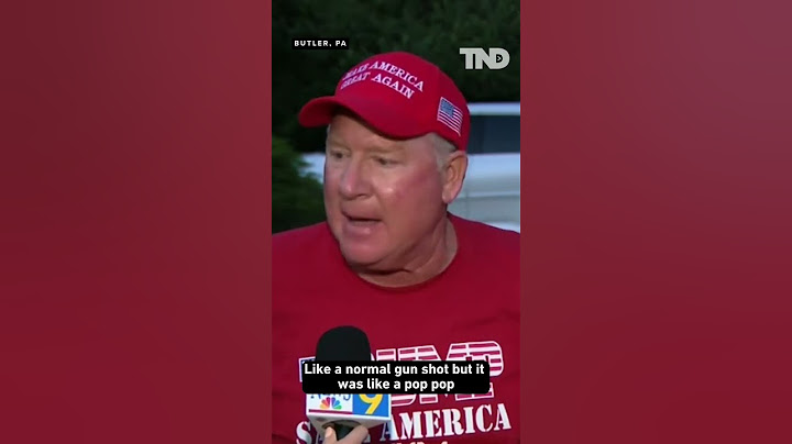 Rally attendee says gunshots 'sounded like fireworks' when Trump was hit in assassination attempt