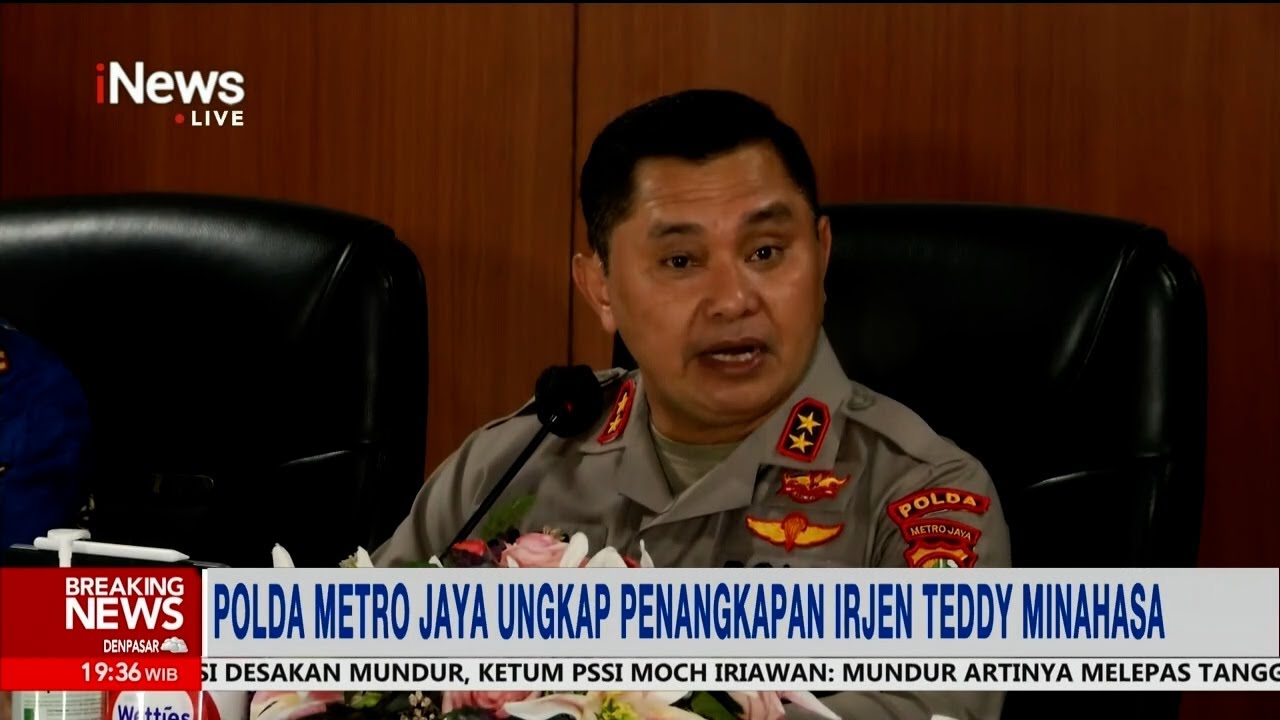 Polda Metro Jaya Ungkap Kronologi Penangkapan Irjen Teddy Minahasa #BreakingNews 14/10