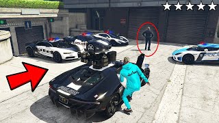 Stealing POLICE SUPERCARS in GTA 5 with CHOP & BOB