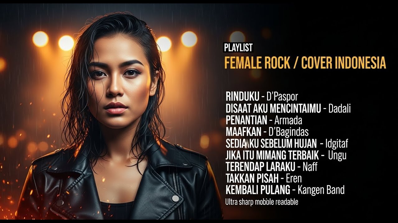 10 GALAU Hits Dirock Female Vocal Indonesia Live