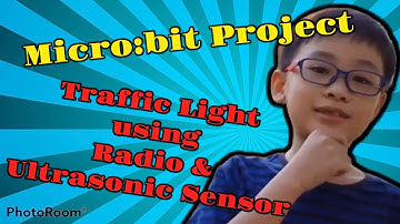 Micro:bit Project Singapore - Traffic Light using Radio and Ultrasonic Sensor features!