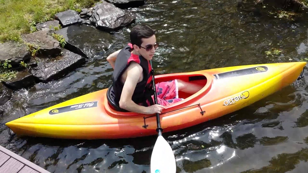 Nico kayaking at Lake Winola YouTube