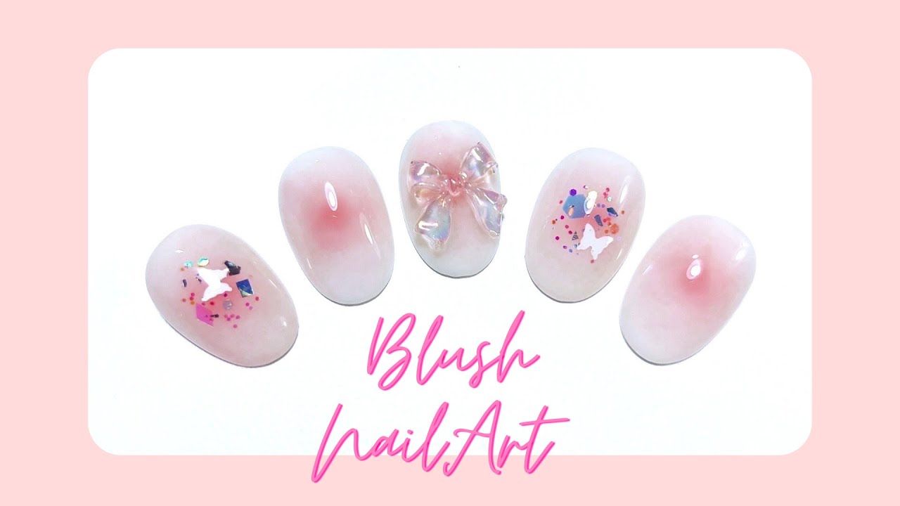 Blush Korean Nail Art YouTube