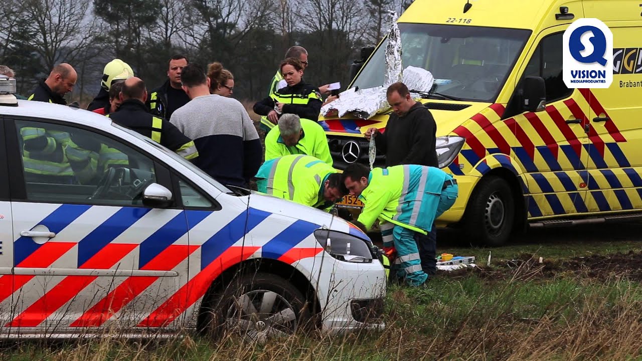 Gewonde fietser pas na uren ernstig onderkoeld gevonden in Vessem