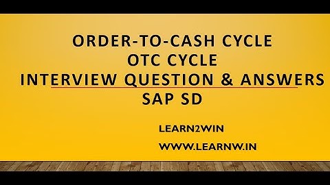 Interview question and answer in sap sd | Interview question and answer | sap sd module | sap course