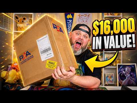 My $16,000 PSA Return Is FINALLY Here… Nearly 100 Pokemon And Sports Cards!