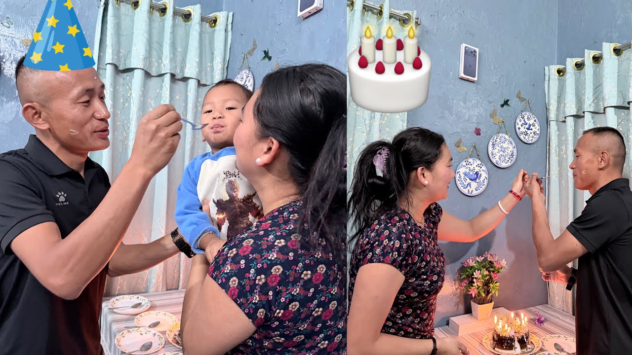 Buda ko birthday celebration ❤️🎂once again happy birthday Buda❤️🙆‍♀️