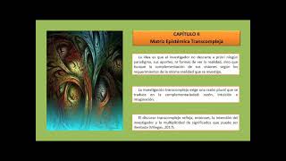 ¿CÓMO HACER UNA INVESTIGACIÓN TRANSCOMPLEJA? ¿CÓMO HACER UNA INVESTIGACIÓN TRANSCOMPLEJA?