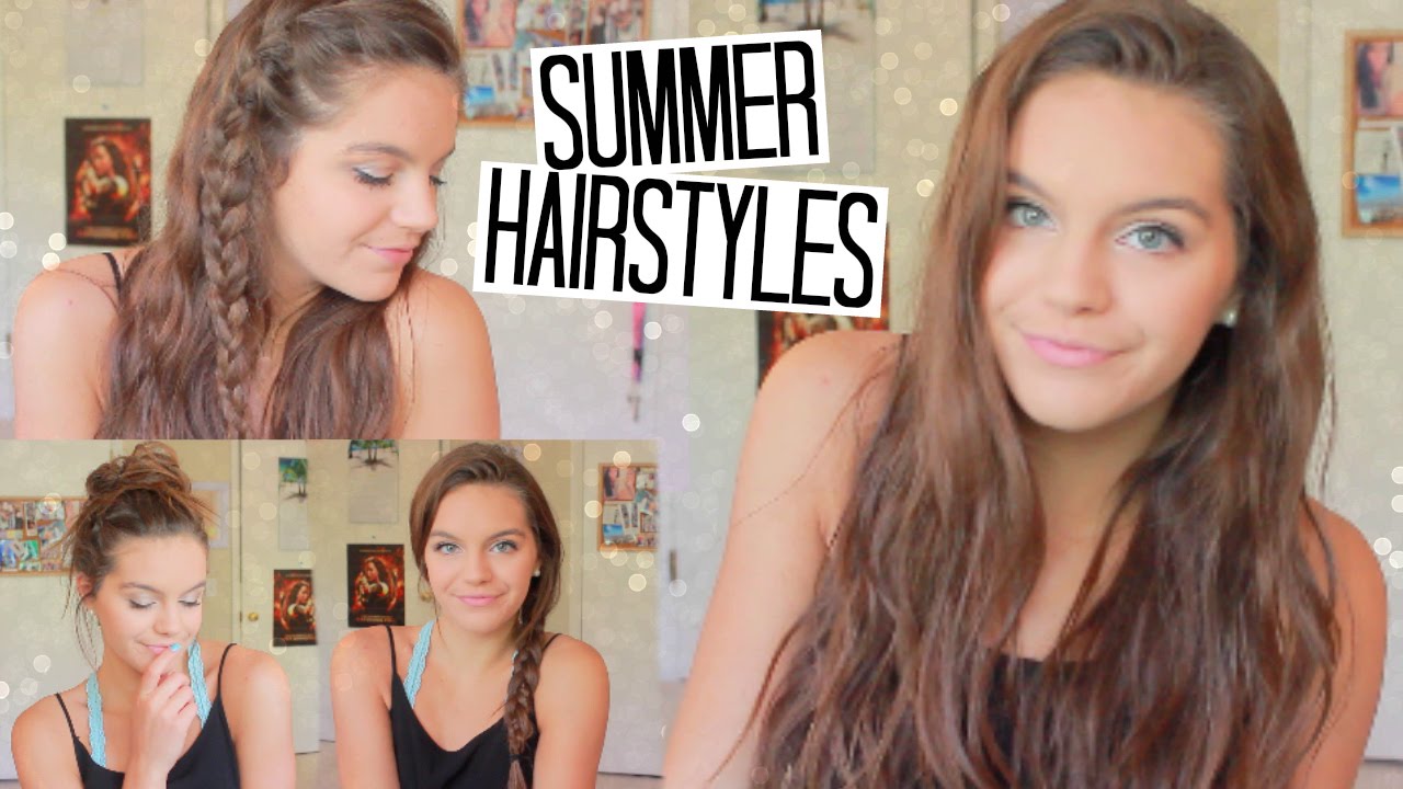 4 EASY No Heat Hairstyles for Summer!