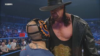 Rey Mysterio and The Undertaker Segment - Later Batista Smashed Rey