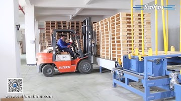 SF1000 Hydraulic EURO Pallet Automatic Nailing Machine