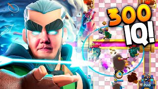 PARTIDA INSANA CON EL MAZO MAS DIFICIL DE USAR EN CLASH ROYALE!