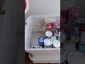無印良品の頑丈収納ボックスに、防災備蓄を詰め込み!
