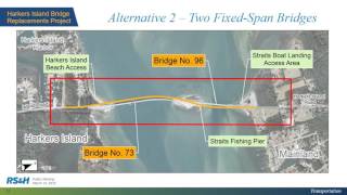 Harkers Island Bridge Replacement Project Public Meeting Presentation (March, 14 2016)
