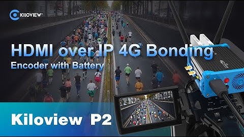 P2 HDMI over IP 4G Bonding Encoder with Battery  ( Professional tool for video production)