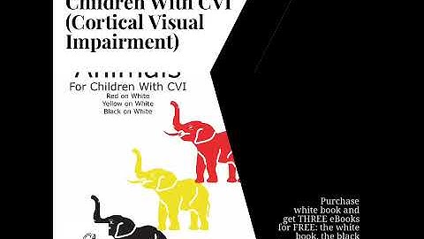 Animal Book for Children With CVI (Cortical Visual Impairment)
