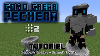ARMOURER'S WORKSHOP MOD | TUTORIAL COMO CREA ARMADURAS - GUARDAR Y AÑADIR ARMADURAS  | MINECRAFT