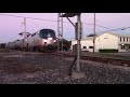 Amtrak Texas Eagle 21 Cruises Through Buda Texas.