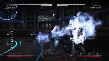 Mortal Kombat X - Sub-Zero (Cryomancer) Combo Video 1