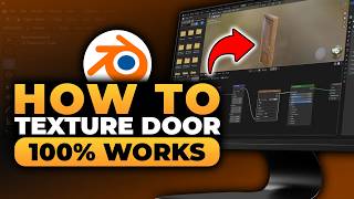 How To Texture Door in Blender (BEST FULL GUIDE) | FAST & EASY | NO Yapping, To The Point!